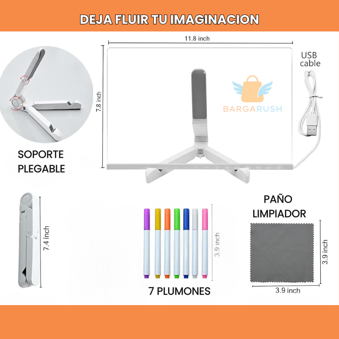 ✨ BRILLANOTE™ | Tu creatividad en luces neón. Regala magia en cada trazo.