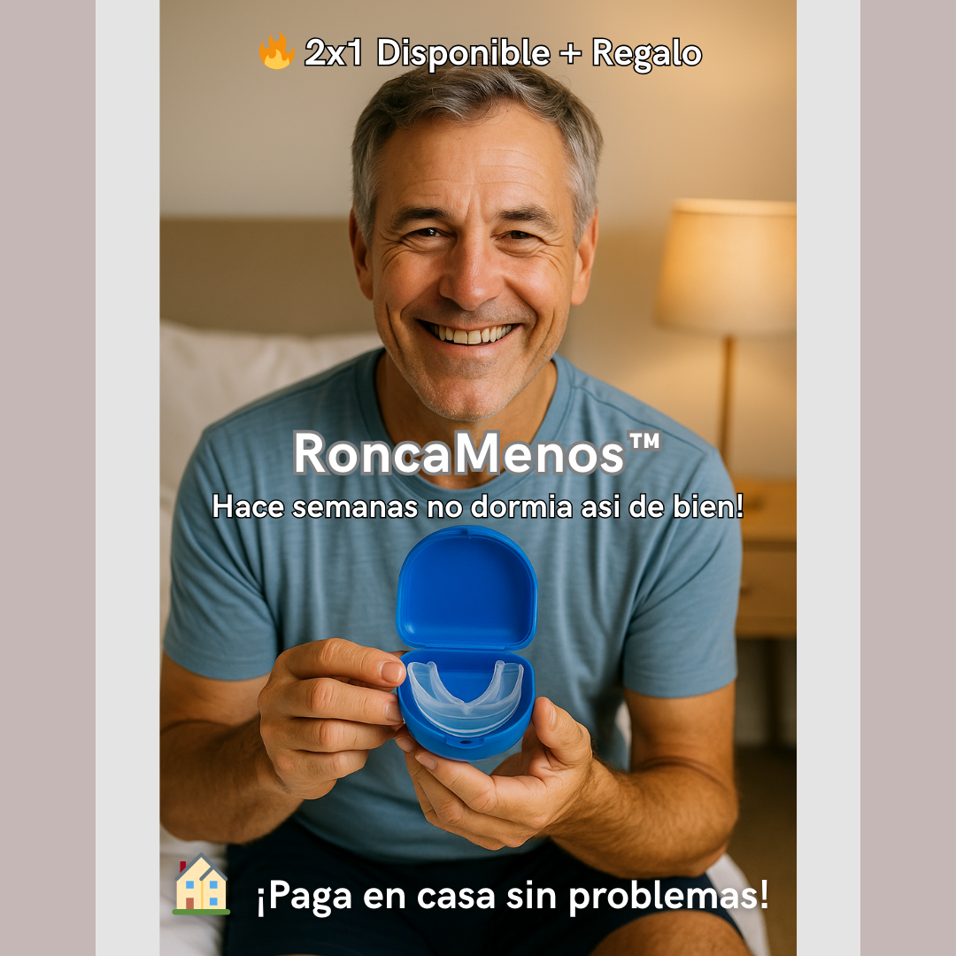 2x1 Roncamenos |SILENCIO EN LA NOCHE. ENERGÍA EN LA MAÑANA.
