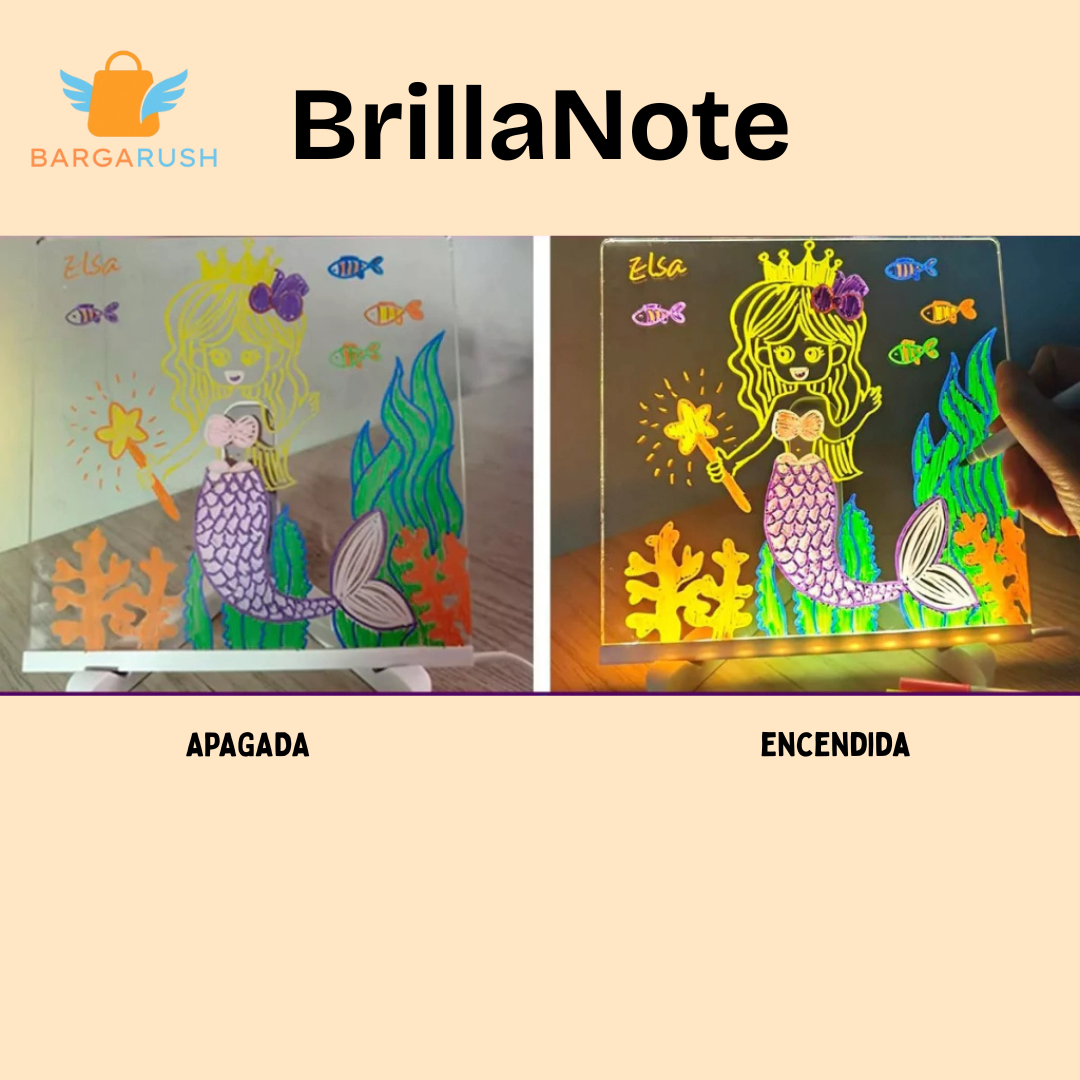 ✨ BRILLANOTE™ | Tu creatividad en luces neón. Regala magia en cada trazo.