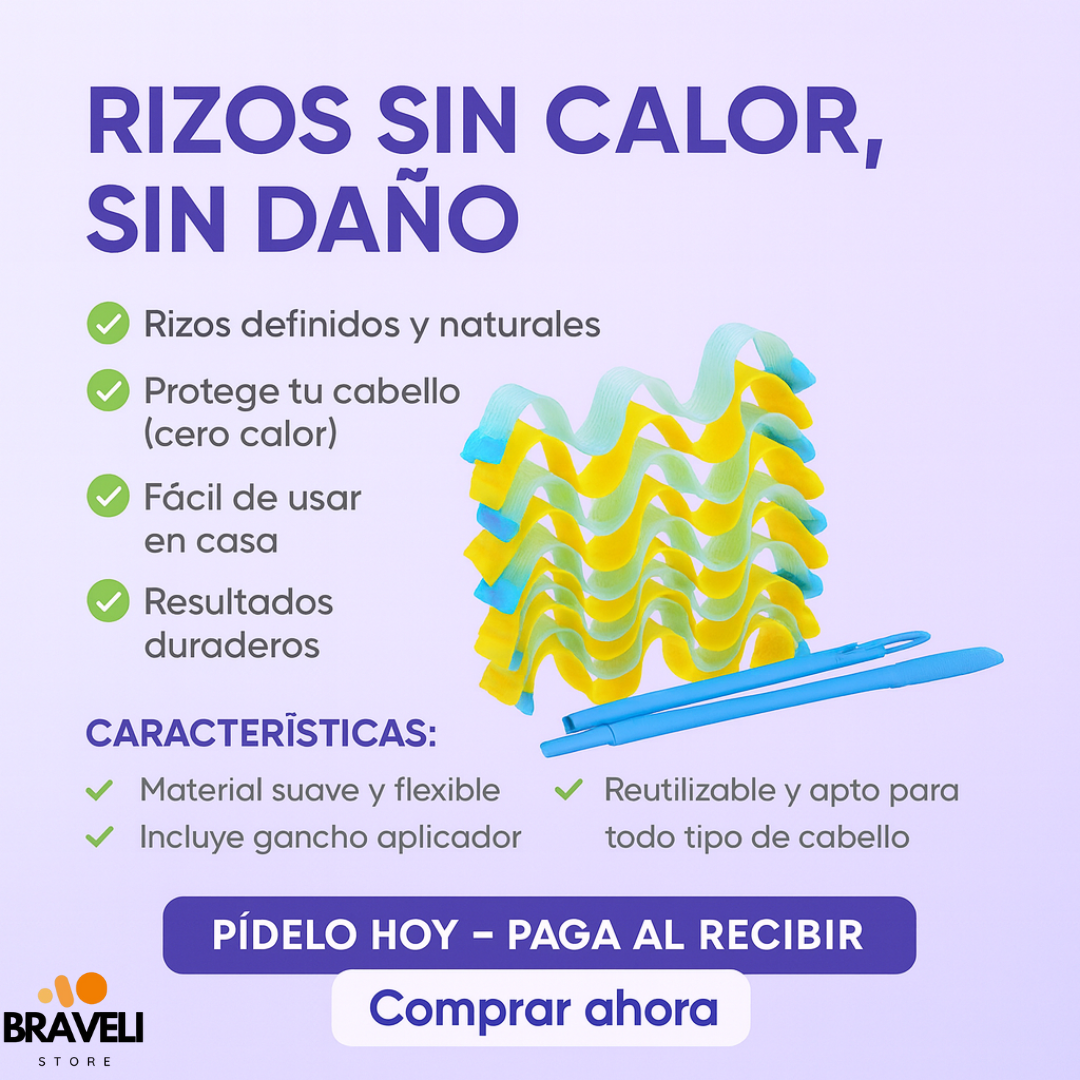 Lunara™ Waves |Tus Rizos, sin calor