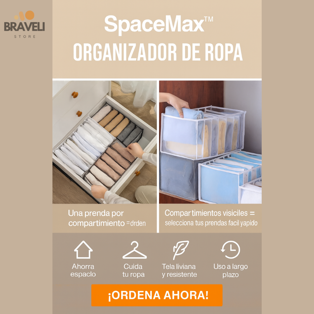 SpaceMax™ | Más orden, más espacio en tu clóset