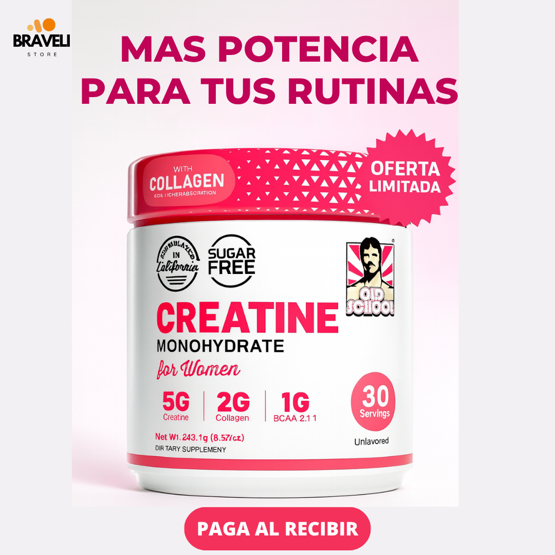 💪🍑 CREATINA + COLÁGENO PARA MUJERES