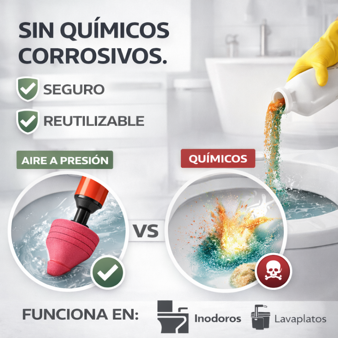 DESTAPAX™ |Destape rápido, sin químicos.