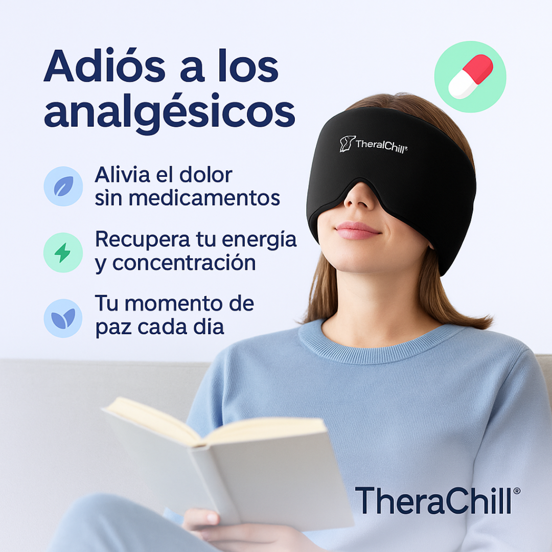 TheraChill™ | Gorro  de gel frío para aliviar migrañas, estrés y tensión