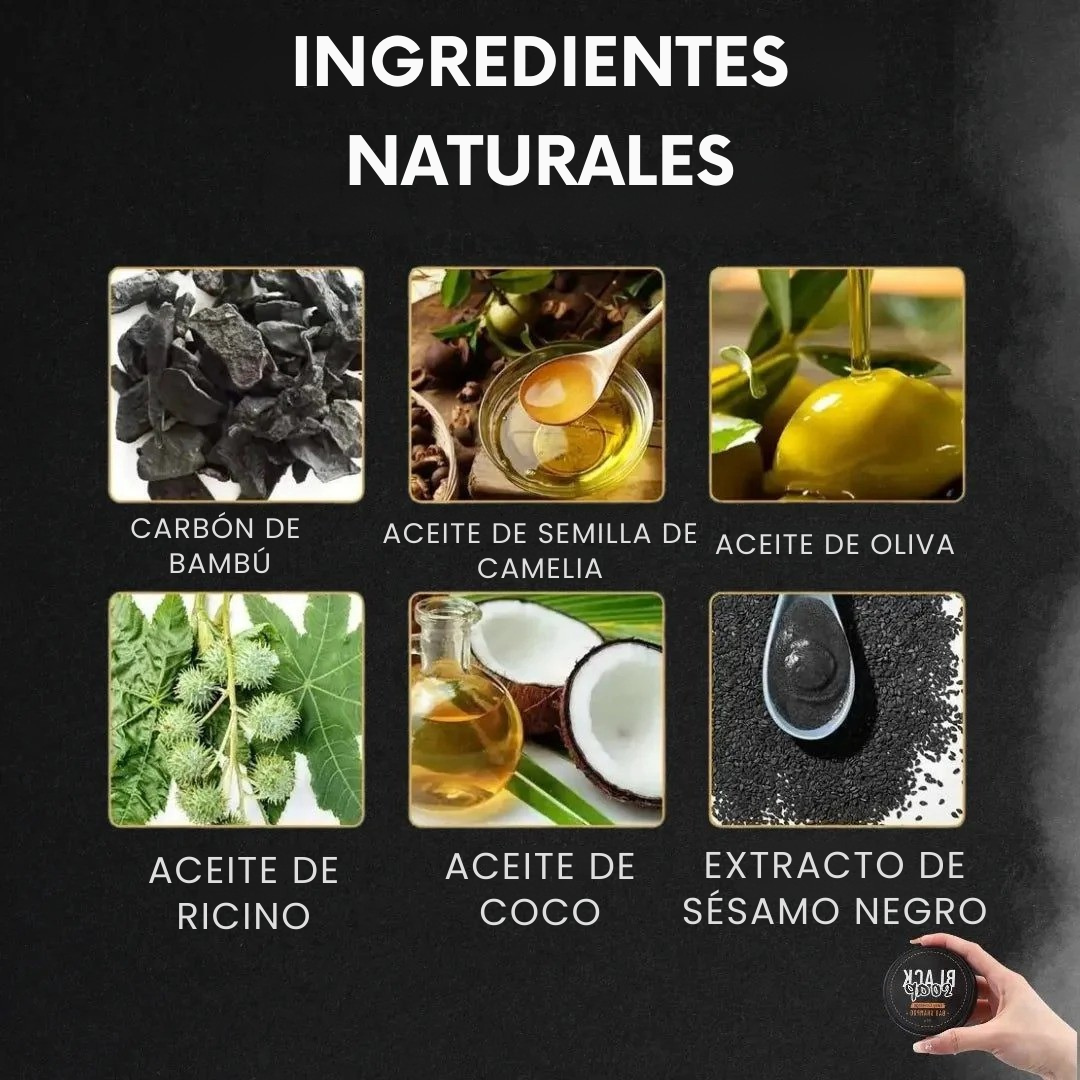 🧼🖤 JABON BLACK 2X1 | CUBRE CANAS AL INSTANTE