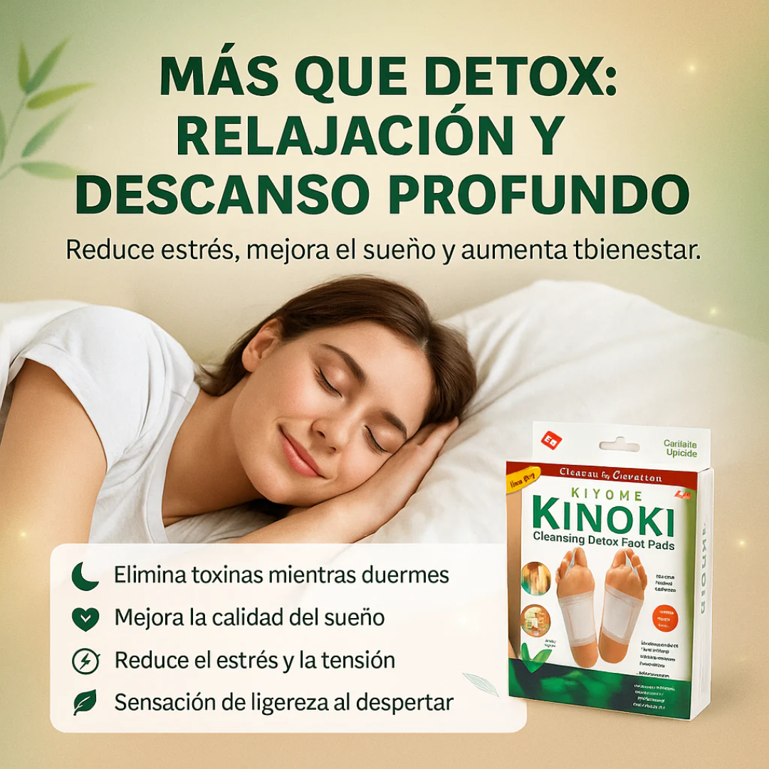 Parches Kinoki | Despierta ligero y renovado