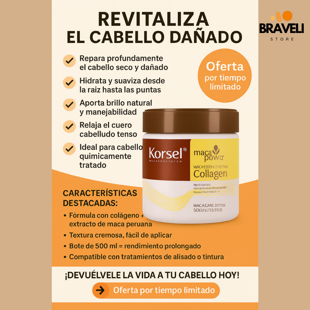 🌸 KORSEL™ BOTOX CAPILAR | CABELLO SANO Y HERMOSO EN MINUTOS