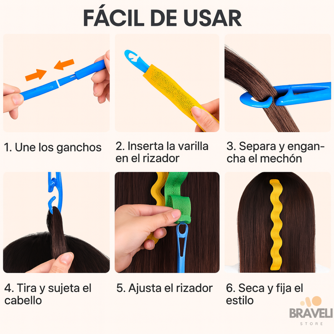 Lunara™ Waves |Tus Rizos, sin calor