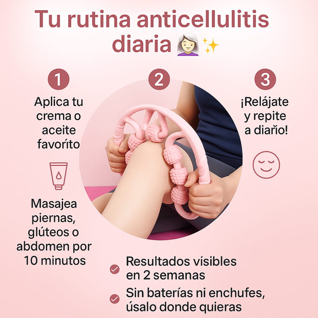SlimRoll™ | Activa la circulación y combate la celulitis desde casa.