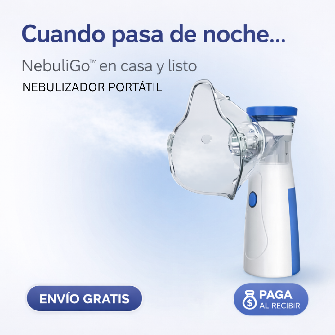 NebuliGo™| Nebuliza donde te pille la urgencia.