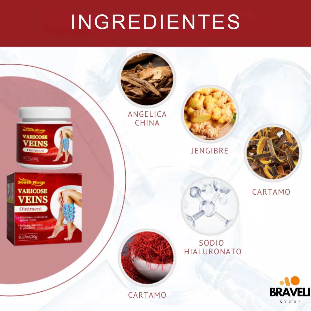🦵 VeniGlow™  | Crema Natural para Várices y Piernas Cansadas