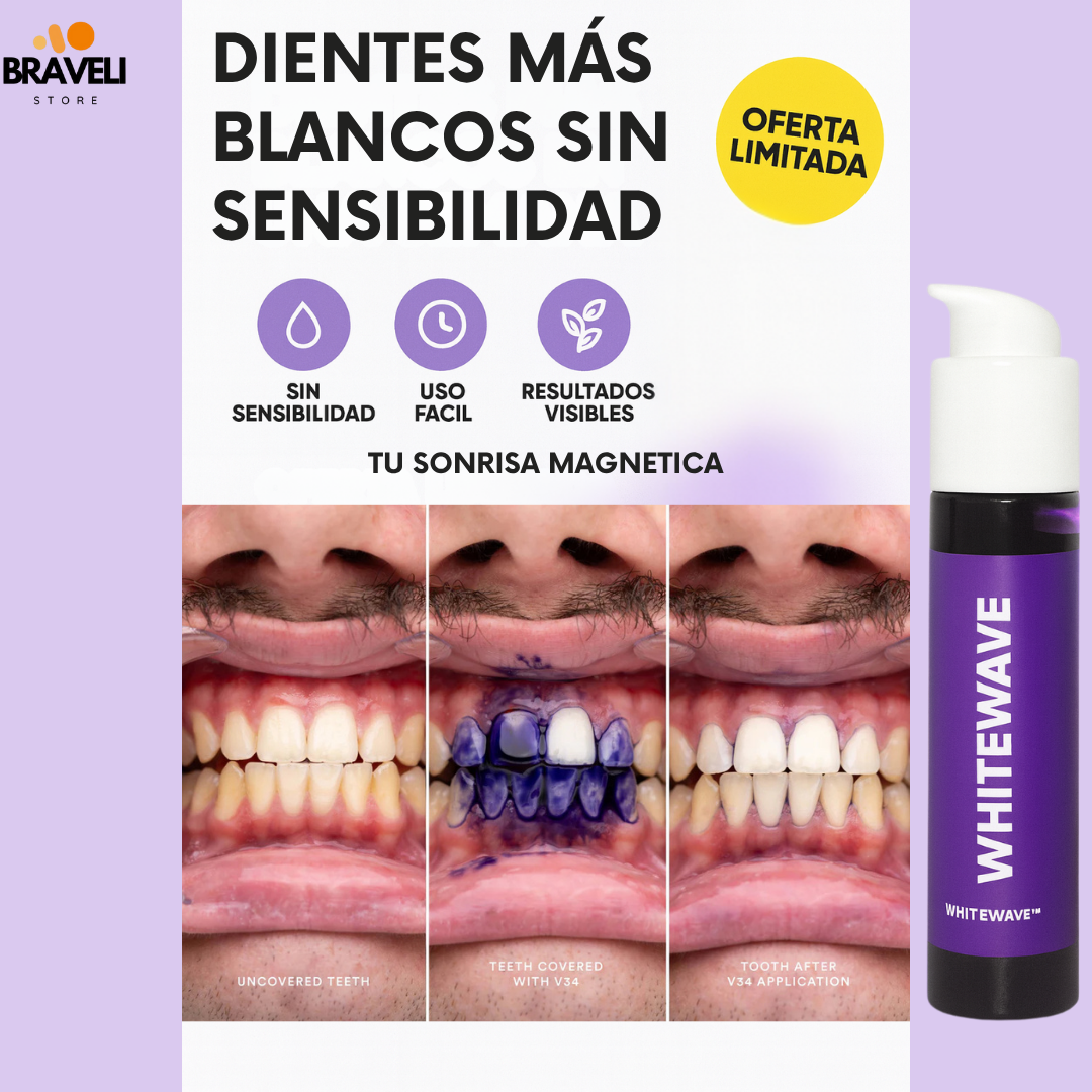 💜 WHITEWAVE™ | Blanco natural, sin sensibilidad. Desde la primera semana