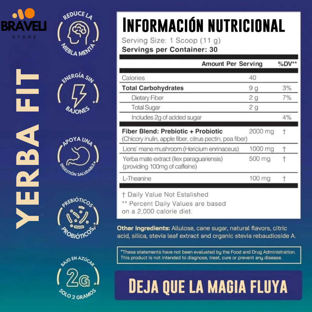 🍑 Yerba Fit| Controla tu silueta sin sacrificios.