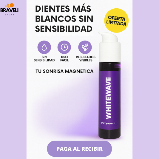 💜 WHITEWAVE™ | Blanco natural, sin sensibilidad. Desde la primera semana