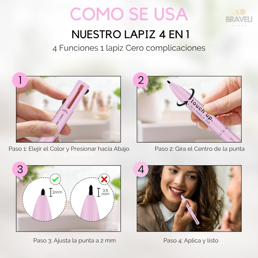 💄 BellaFlash | Cejas, labios, ojos y contorno sin cargar nada más
