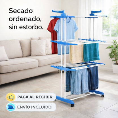 SECAMAX™ — Tu secado ordenado, en 3 niveles.
