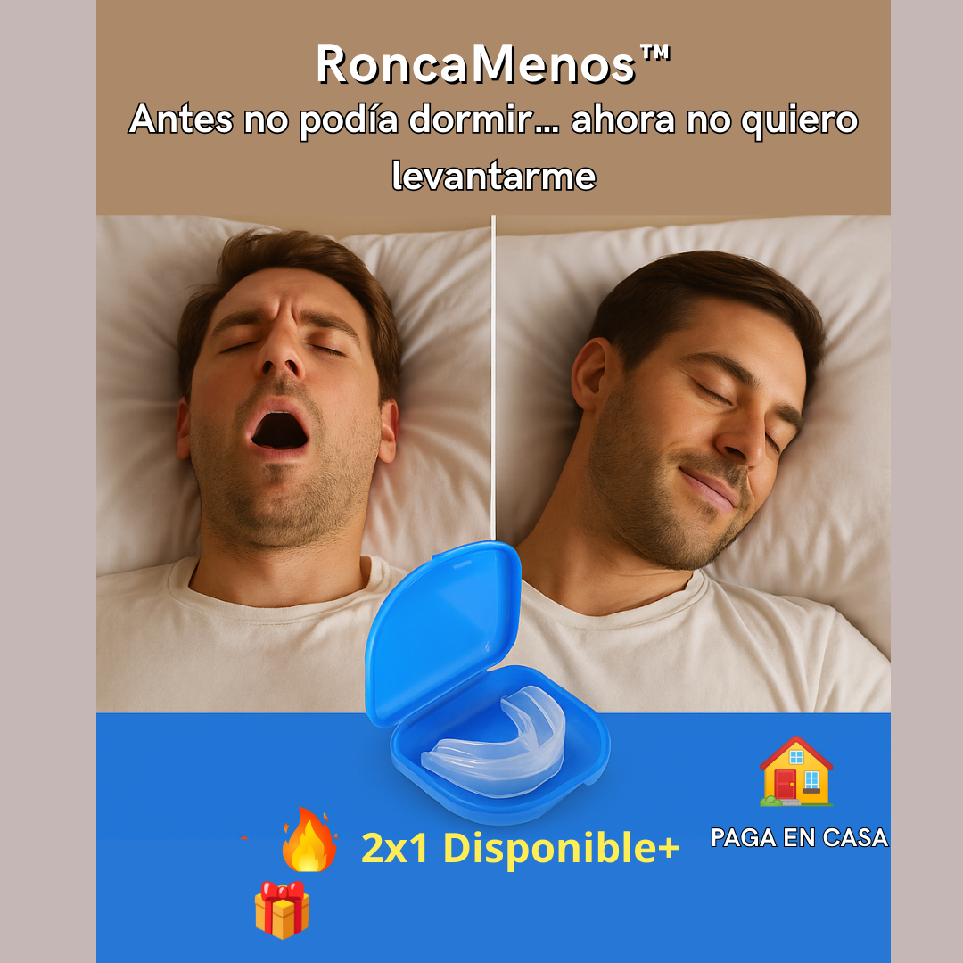 2x1 Roncamenos |SILENCIO EN LA NOCHE. ENERGÍA EN LA MAÑANA.