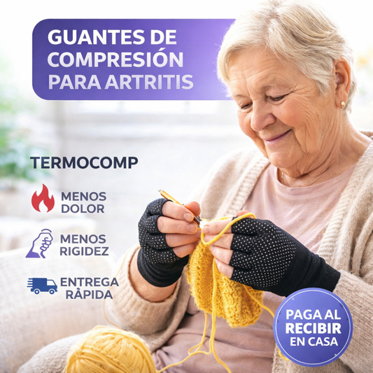 TERMOCOMP™ | Compresión suave, dedos libres, más comodidad al instante.