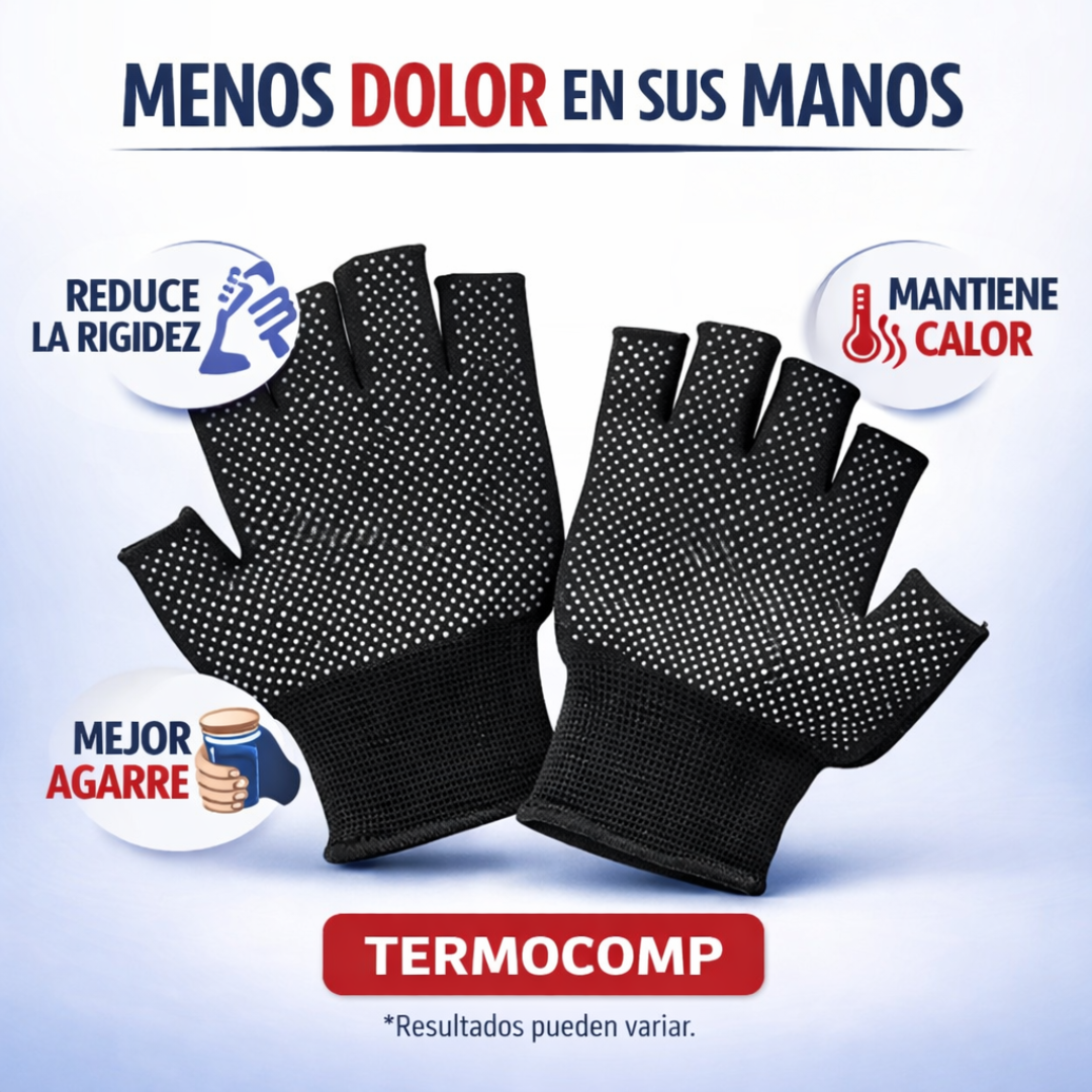 TERMOCOMP™ | Compresión suave, dedos libres, más comodidad al instante.