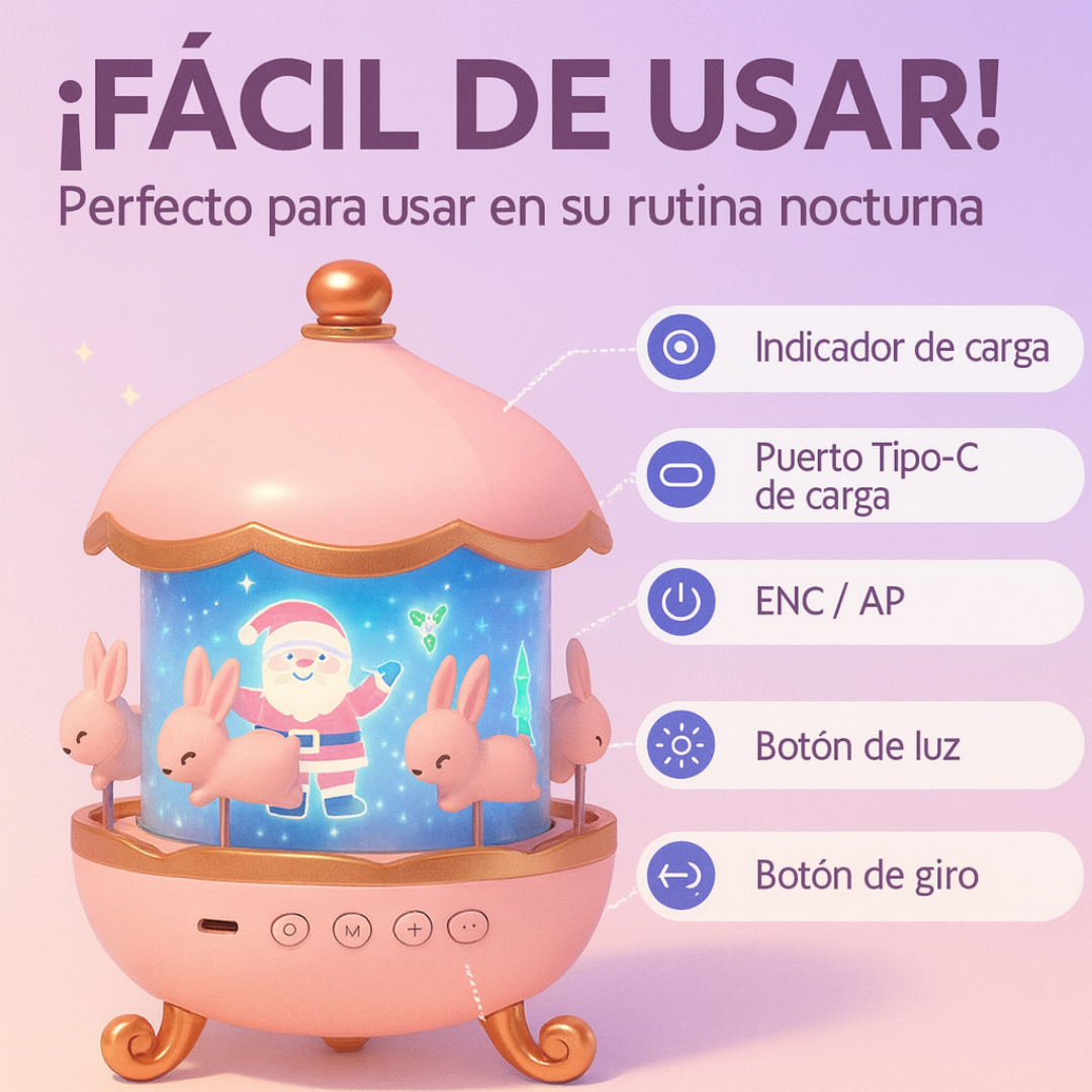 CARRUSEL MÁGICO™ | Sueños que iluminan sus noches
