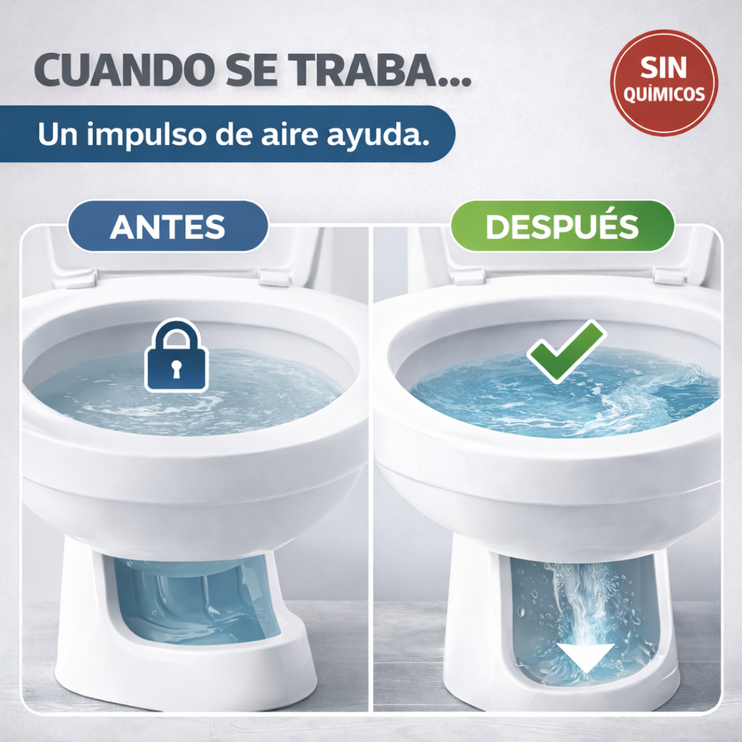 DESTAPAX™ |Destape rápido, sin químicos.