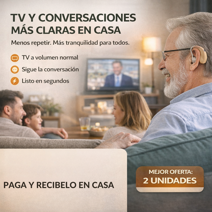ClariVoz™ | Conversaciones y TV, más claro.