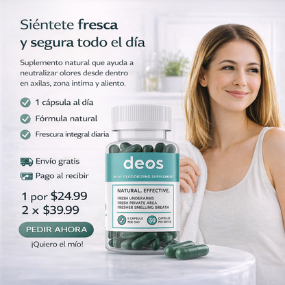 Deos | Capsulas Desodorantes Naturales