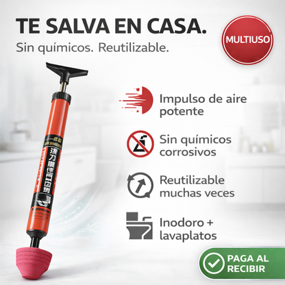 DESTAPAX™ |Destape rápido, sin químicos.