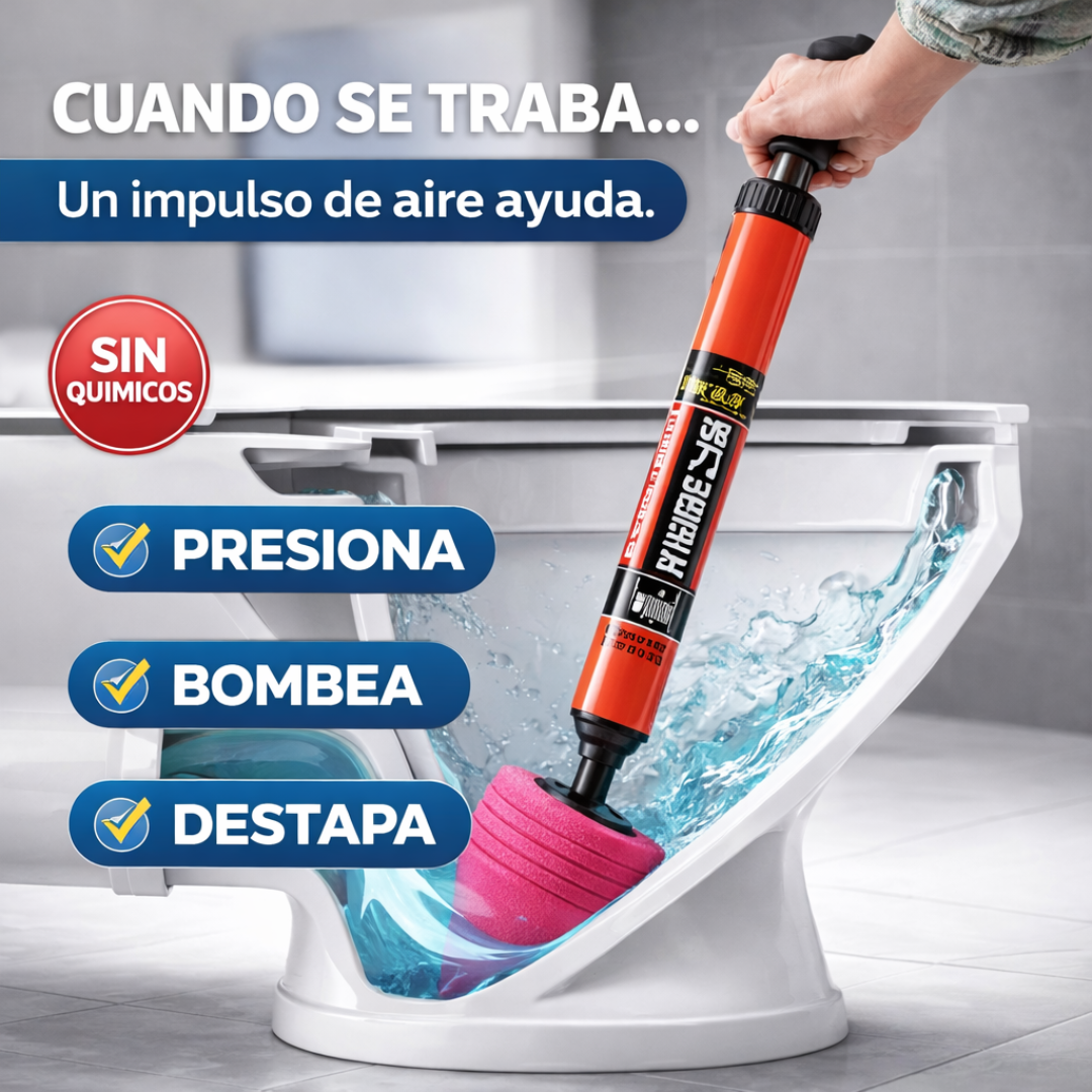 DESTAPAX™ |Destape rápido, sin químicos.
