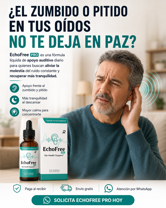 ECHO FREE | Apoya el bienestar auditivo