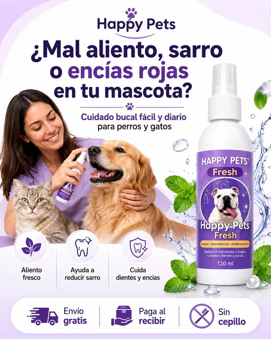 HAPPY PETS |  ENJUAGUE BUCAL