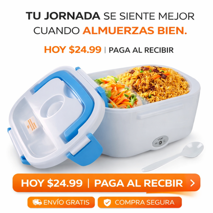HeatBox™ | Tu comida caliente, incluso lejos de casa