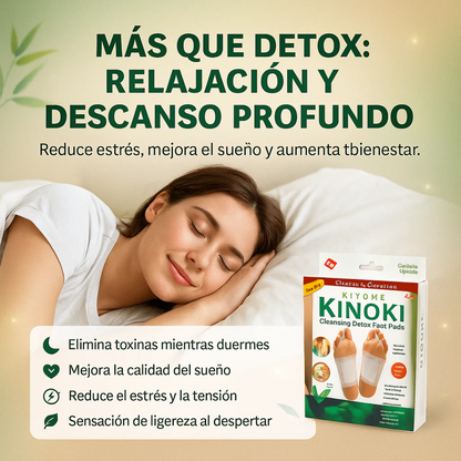Parches Kinoki | Despierta ligero y renovado