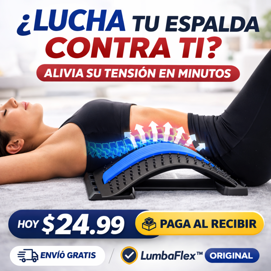 LumbaFlex™ | Estira tu espalda y siente alivio en casa