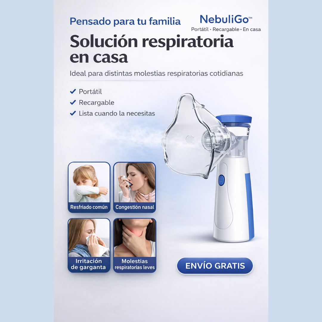 NebuliGo™| Nebuliza donde te pille la urgencia.