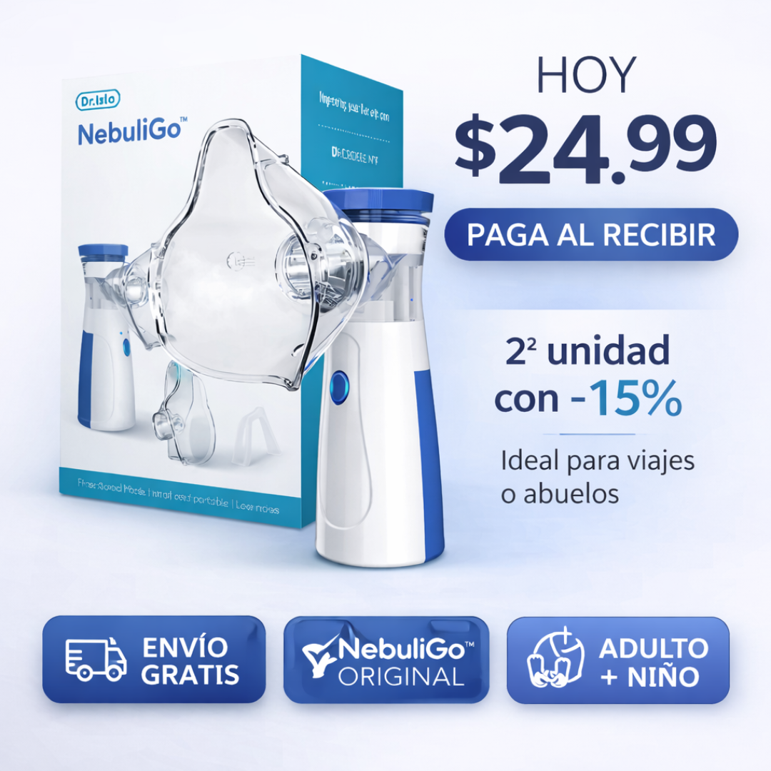 NebuliGo™| Nebuliza donde te pille la urgencia.