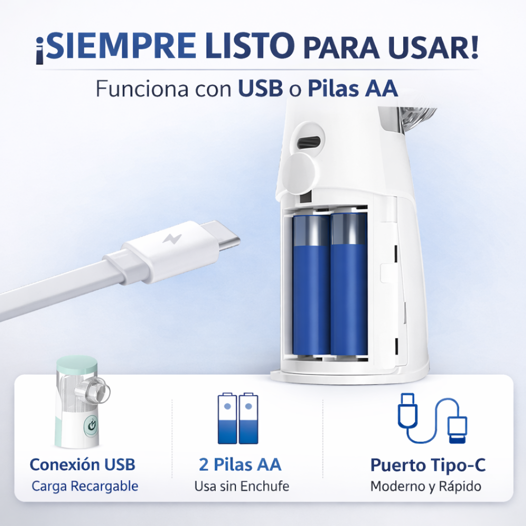 NebuliGo™| Nebuliza donde te pille la urgencia.