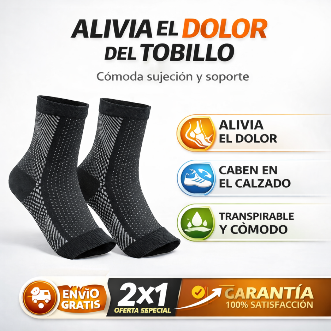2x1 PIEFLEX™ | Soporte suave para pies y tobillos