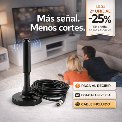 SEÑALMAX™ | Más señal. Menos cortes.
