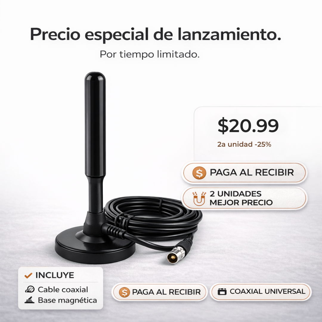 SEÑALMAX™ | Más señal. Menos cortes.