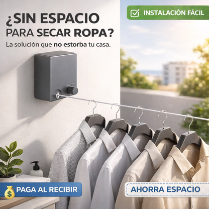 TendiFlex™ | Más espacio en casa, ropa seca cuando la necesitas.