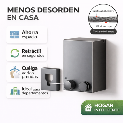 TendiFlex™ | Más espacio en casa, ropa seca cuando la necesitas.