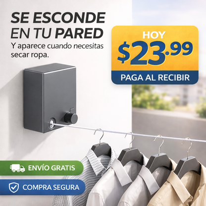 TendiFlex™ | Más espacio en casa, ropa seca cuando la necesitas.