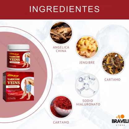 🦵 VeniGlow™  | Crema Natural para Várices y Piernas Cansadas